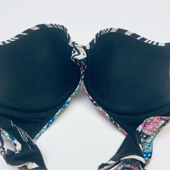 Victorias Secret Push-Up Bra 32D Multicolored - Picture 4 of 5